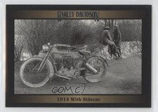 1992 Collect-A-Card Harley-Davidson Series 1 1914 V-Twin Sidecar #6 1z4