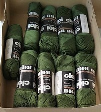 BBB Filati vintage stock 9 gomitoli 50gr 100% cotone verde con scatola originale