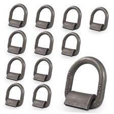 1/2" Heavy Duty Weld-On Forged D Ring with MBS:12,000 lbs, D-Ring Tie Down