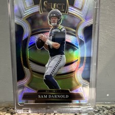 2025 Panini Select Concourse Sam Darnold #13 Silver Prizm Seattle Seahawks
