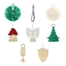 Kit Macramè Addobbi Natalizi Appesi Trimits Albero Angelo Gonk