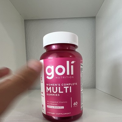 Goli Nutrition Women s Complete Multi Gummies 60 Biotin 225mcg Vegan Exp 03/2027