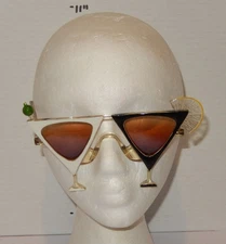 Dr. Peepers Martini Cocktail Sunglasses S62802 Retro Party Bar Costume Glasses