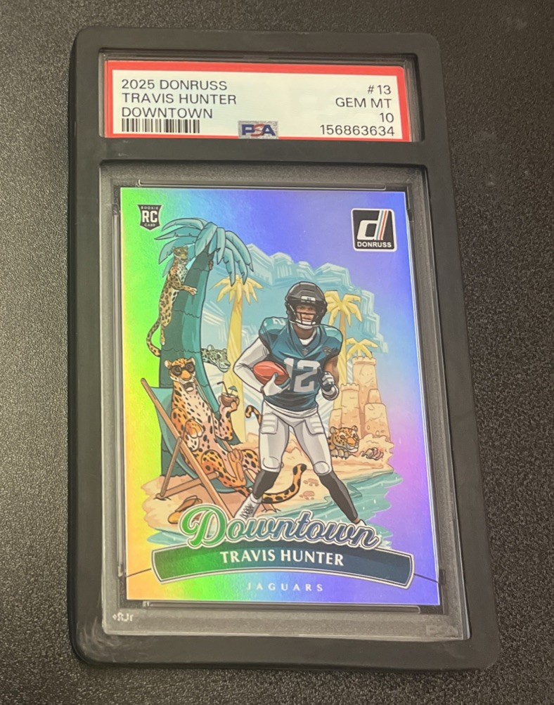 Travis Hunter Panini Donruss Downtown #13 Base