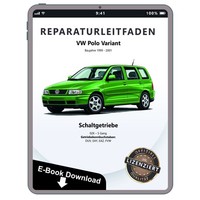 VW Polo 3 Variant 1999-2001 5 Gang Schaltgetriebe 02K Reparaturhandbuch Download