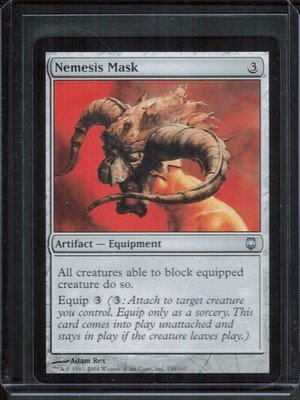 Magic The Gathering MTG - Darksteel DST 2004 - #134 Nemesis Mask NM  x1 LOT1
