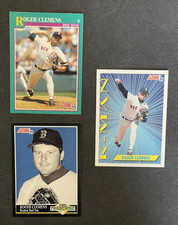 1991 Score Roger Clemens 3 Cards (#655, #684, #850)