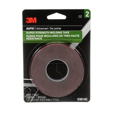 3M Super-Strength Molding Tape, 1/2 in x 15 ft, High Strength Double-Sided