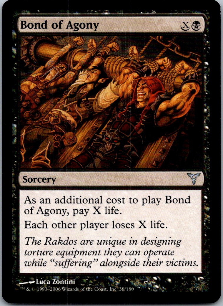 Bond of Agony U DIS #38 LP MTG Magic