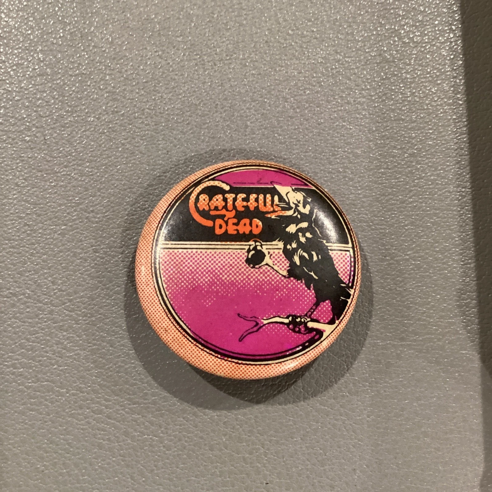 Grateful Dead Crow 1.25” Music Pin