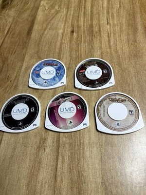 Lot Of 5 PSP Games PlayStation Portable Loose Discs Test Working Authentic RPGs