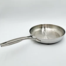 Calphalon Chef's Pan 10" Stainless Steel Gourmet Skillet Sauté Fry Pot NO Lid