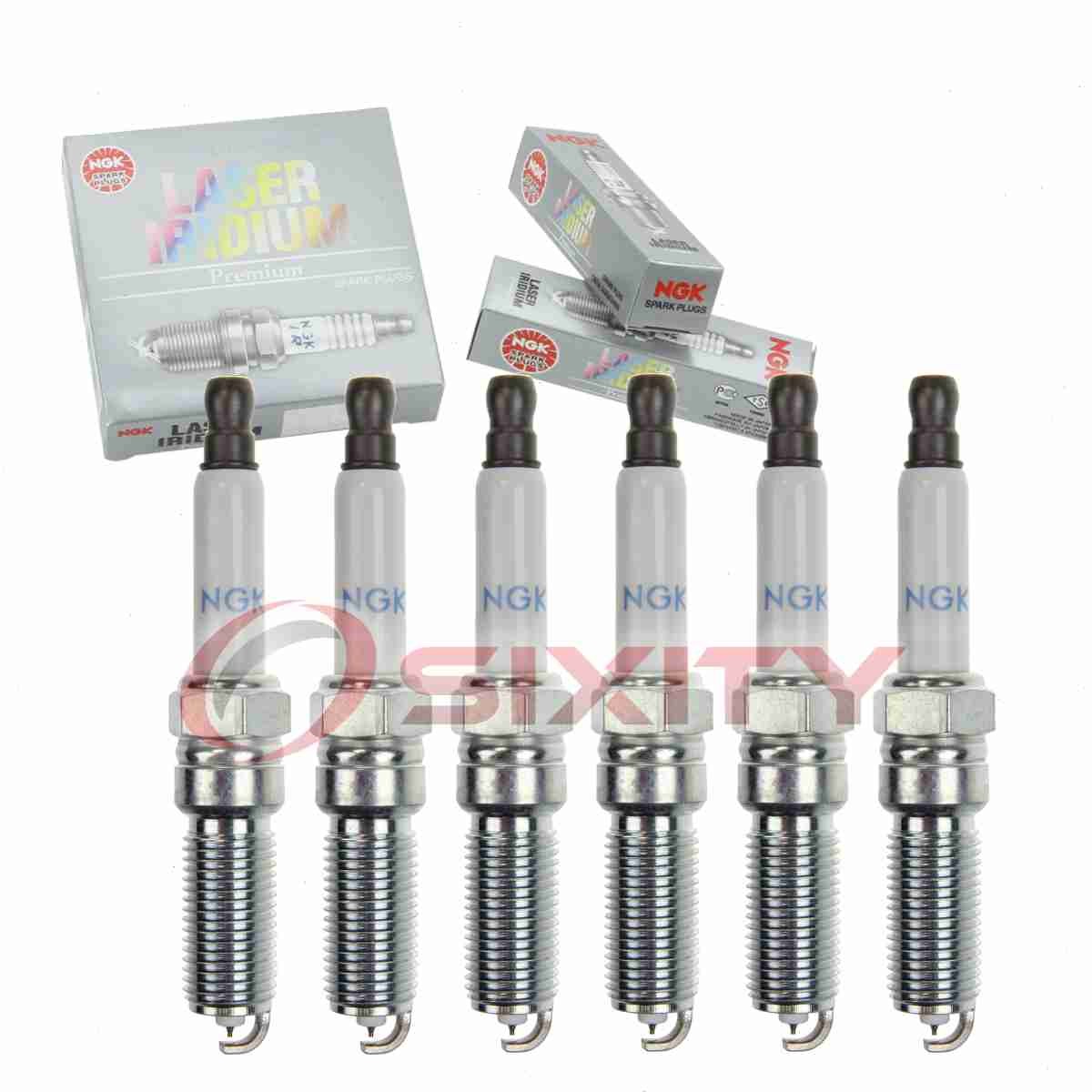 6 pc NGK 91970 ILNAR8B7G Laser Iridium Spark Plugs for 55490097 12683541 br