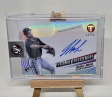 Jordan Lawlar Auto /50 2024 Topps Pristine Personal Endorsement RC Diamondbacks