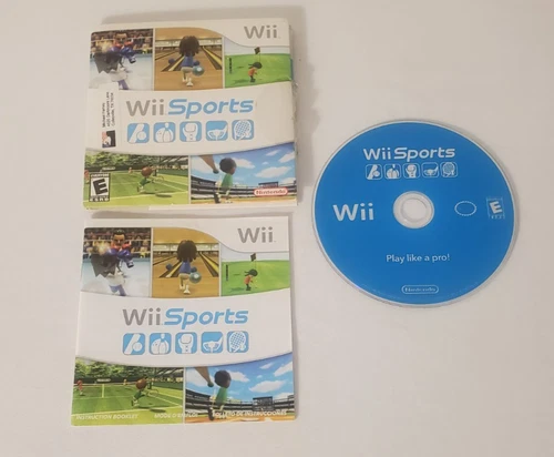 Wii Sports Nintendo Wii CIB Manual & Cardboard Sleeve