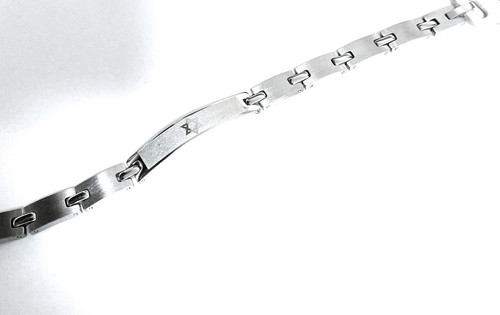 HolyLand Stainless star of david Bracelet Wristband Jewish metal cuff - Picture 5 of 6