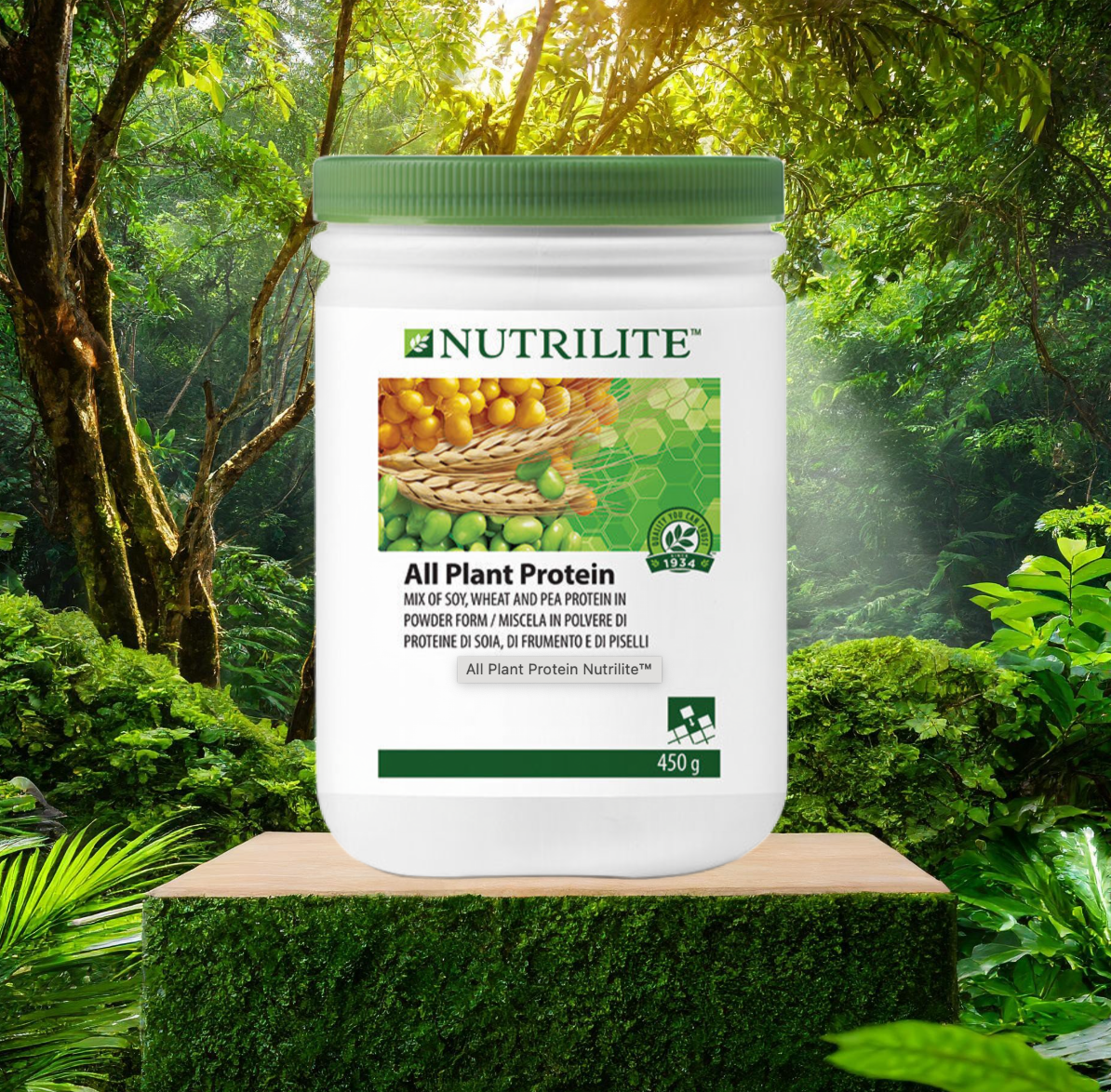 Amway Nutrilite All Plant Protein Vegetarian vegan organic muscle