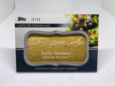 2010 Carlos Gonzalez 16/99 Topps Update Bat Barrels  #MBB-87 Cool Manufactured 