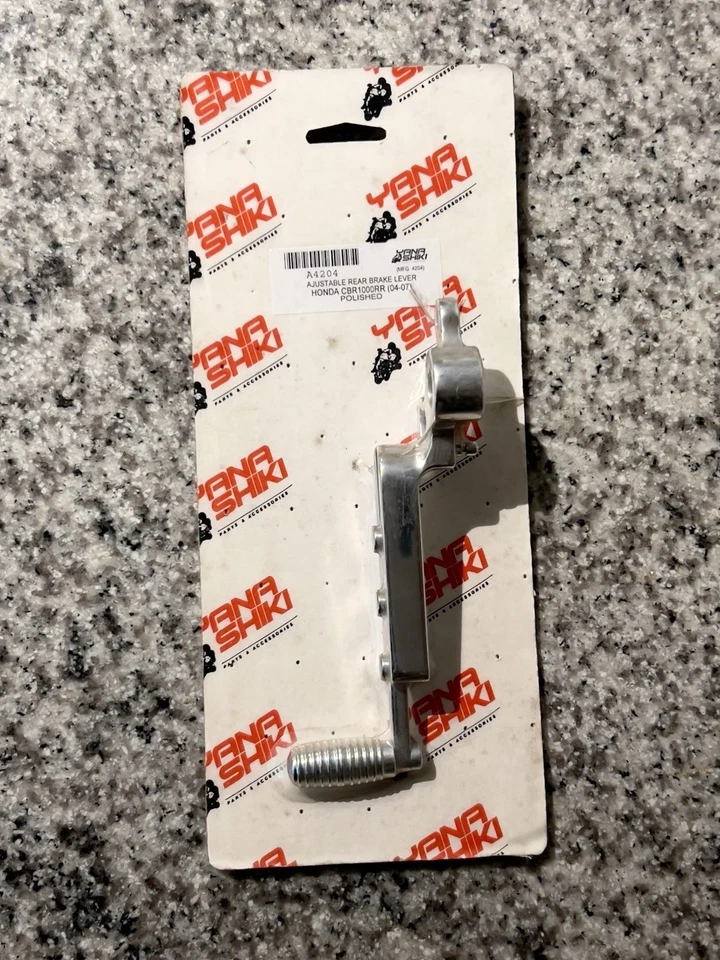 Palanca de freno trasero ajustable Honda CBR 1000RR (04-07) pulido Foto 2 de 4