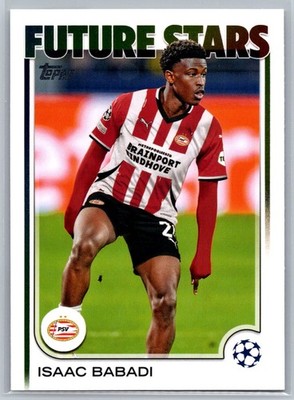 Isaac Babadi 2024-25 Topps UEFA Club Future Stars #194 PSV Eindhoven