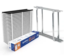 AprilAire 1213 Air Cleaner Upgrade Kit Metal Rail Syst for 2120 & 2200 Purifiers