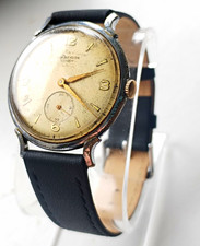 Vintage Baume & Mercier Genève, JW Benson London 1950s Manual Wind Watch Working