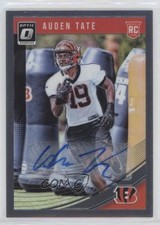 2018 Donruss Optic Rookies Purple Stars Prizm 16/50 Auden Tate #118 Auto no9