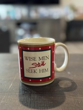 Vintage Enesco Sonrise Creations Wise Men Still Seek Him Ceramic Mug Cup