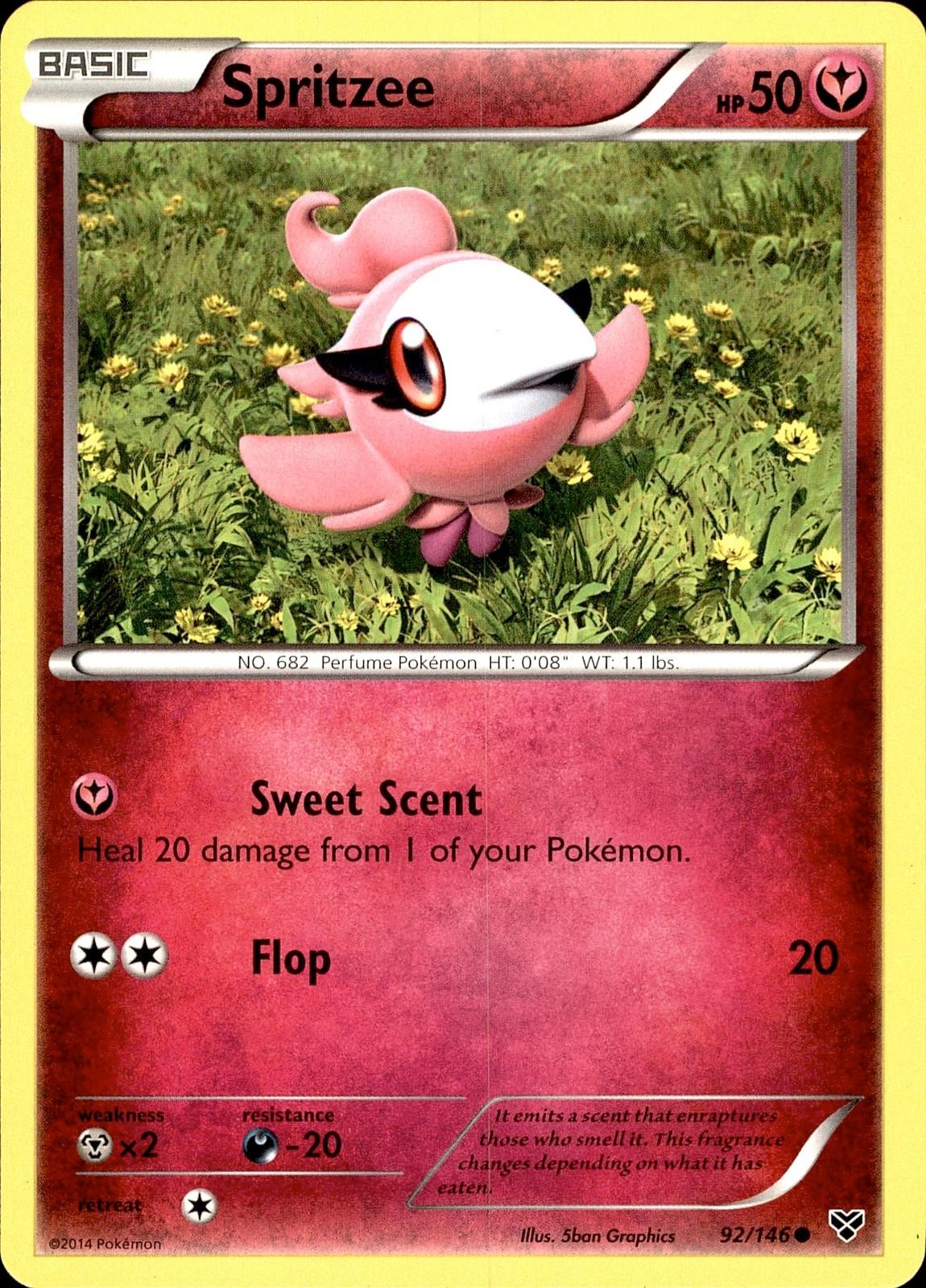 POKEMON SPRITZEE 92 XY 146 COMMON LP
