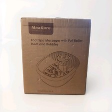 MaxKare XKAM-SPA18 Foot Spa/Bath Massager w/Heat Bubbles....New in Sealed Box