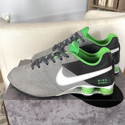 Nike Shox Deliver Rare 2012 Stadium Grey Green Mens 9 Performance Sneakers