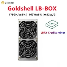 Original Goldshell LB BOX LBRY Coin Crypto ASIC Miner Miner With Power Supply