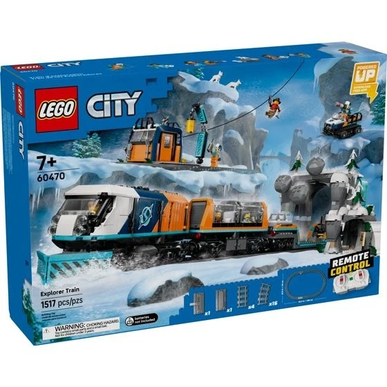 LEGO City Arctic Polar Express Juego de tren con control remoto para niños 60470 Foto 2 de 4