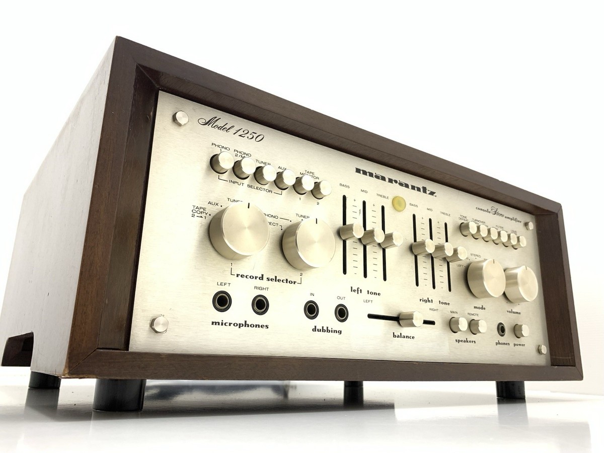 MARANTZ 1250 Console Stereo Amplifier 125+125 W RMS Vintage
