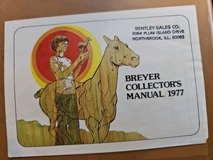 Vintage 1977 BREYER COLLECTORS MANUAL Pamplet