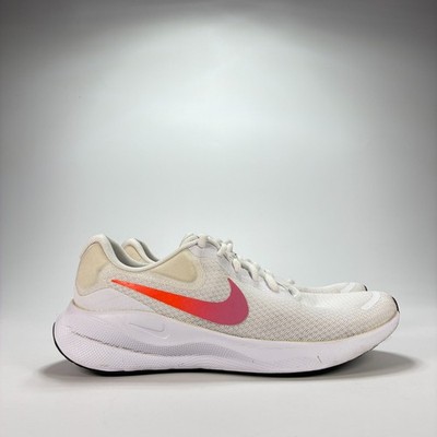 Nike Revolution 7 White Pink Orange Running Shoes FB2208-104 Women's Size 7