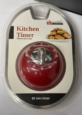 60 Minute Red Kitchen Timer by Culinary Eleme...
