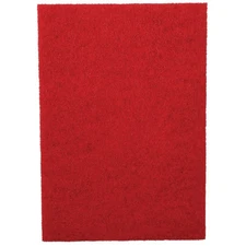 Sanico MVP Lead Off Premium Red Buff 14" x 20" Floor Pad (Box of 5)