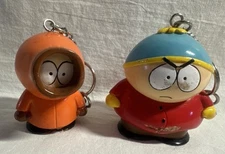 VTG 1998 Eric Cartman & Kenny South Park Key Chain Key Ring