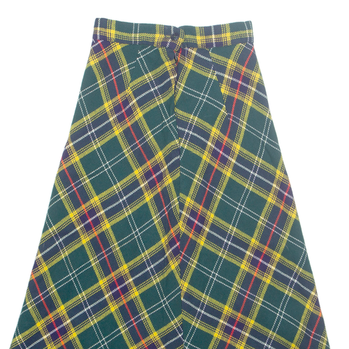 RT Womens A-Line Skirt Green Midi Plaid XS - Picture 4 of 6