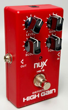 Pédale guitare NUX HG-6 High Gain Distortion – True Bypass – Fonctionne