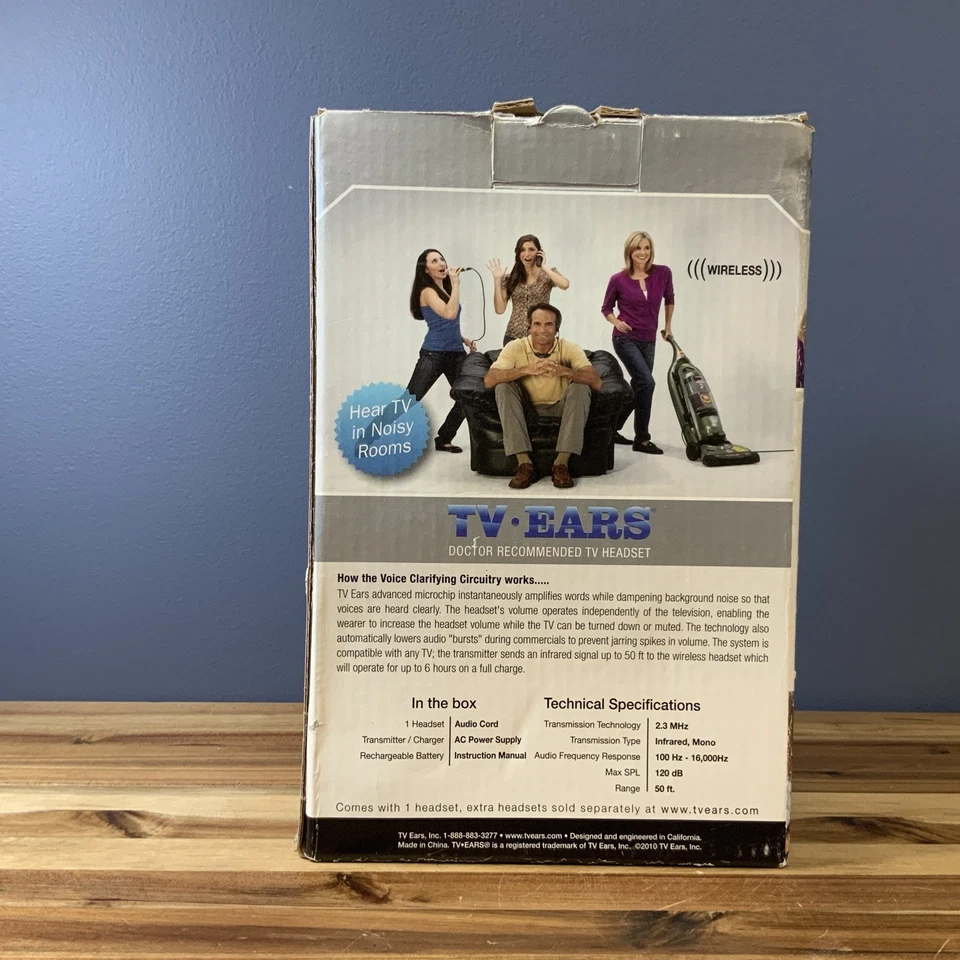 TV EARS Original Wireless Headset System TV Hearing Aid Device - Image 3 of 4