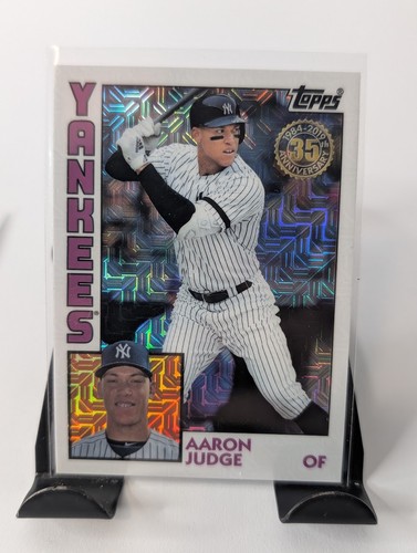 2019 Topps Chrome Aaron Judge 84 silver pack Mojo Refractor