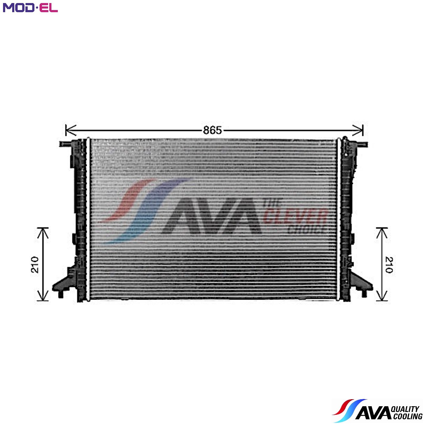 RADIATOR ENGINE COOLING AI2441 FOR VW AUDI A4/Allroad A5/Convertible/Sportback