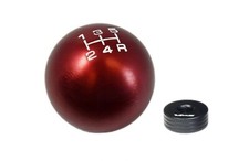 88-91 Honda Prelude Round Shift Knob 5 Speed Red Jdm