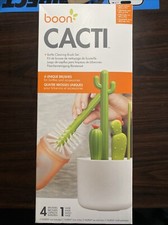 Cacti, Bottle Cleaning Brush Set, 4 Brushes  1 Vase
