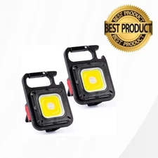 2000 lumen mini Rechargeable LED Flashlight Portable Magnet Keychain Waterproof