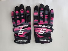 Snap On Tools Women Gloves TrekDry Washable Large Camouflage soft feel NEW!!!!!!
