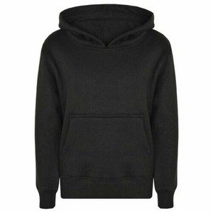 plain black moletom com capuz for girls