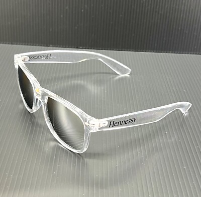 Hennessy Cognac Wayfare Style Sunglasses - Clear Ice Color Frame - New!